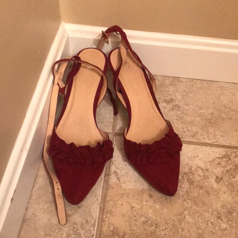Wine Red 2 inch heel